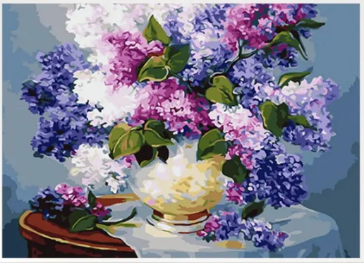 Картина по номерам Сирень 