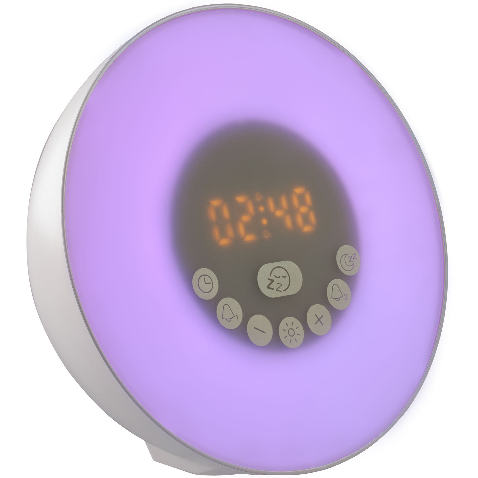 Лампа-колонка, будильник